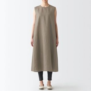 Muji French Linen Dress, Size M-L